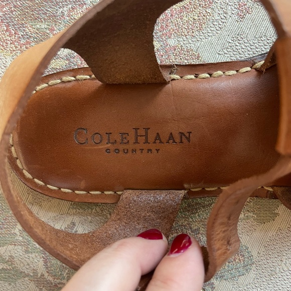Vintage Cole Haan Leather ‘Fisherman Sandals’ - Picture 4 of 6